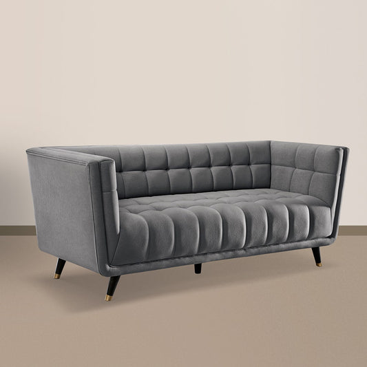 Sofa|BITE|3|Seater|Fabric|Gunmetal|Grey