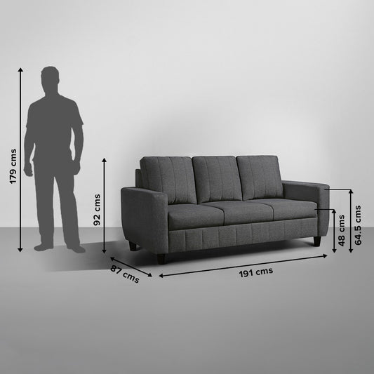 Sofa|Bae|3+2+1|Seater|Sofa|Set|Fabric|Woody|Brown