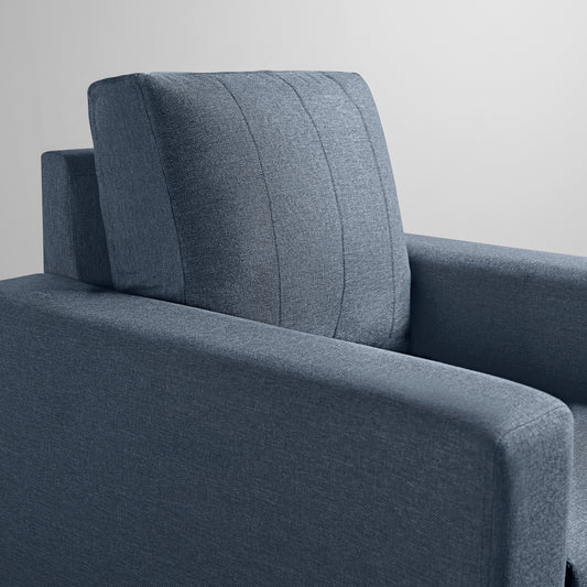 Sofa|Bae|1|Seater|Sofa|Fabric|Ocean|Blue