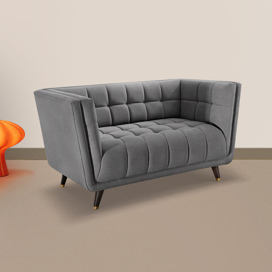 Sofa|BITE|2|Seater|Fabric|Gunmetal|Grey