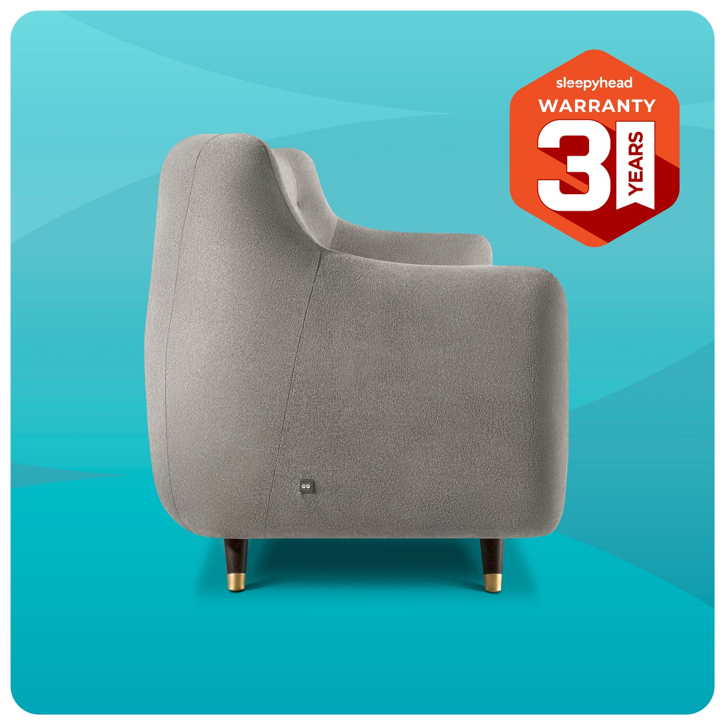 Sofa|Bubbles|3|Seater|Sofa|Fabric|Flint|Grey