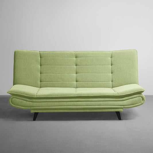 SofaBed|Two|Foldable|3|Seater|Sofa|Cum|Bed|Fabric|Matcha|Green