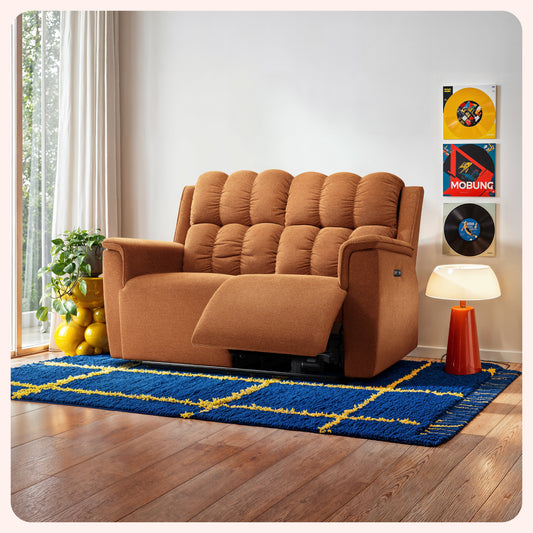 Sofa|Vibe|2|Seater|Motion|Sofa|Rust|Orange