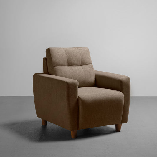 Sofa|Yolo|1|Seater|Sofa|Fabric|Coco|Brown