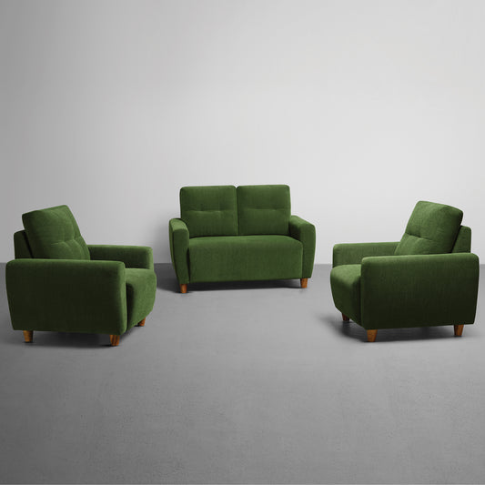 Sofa|Yolo|2+1+1|Seater|Sofa|Set|Fabric|Avocado|Green