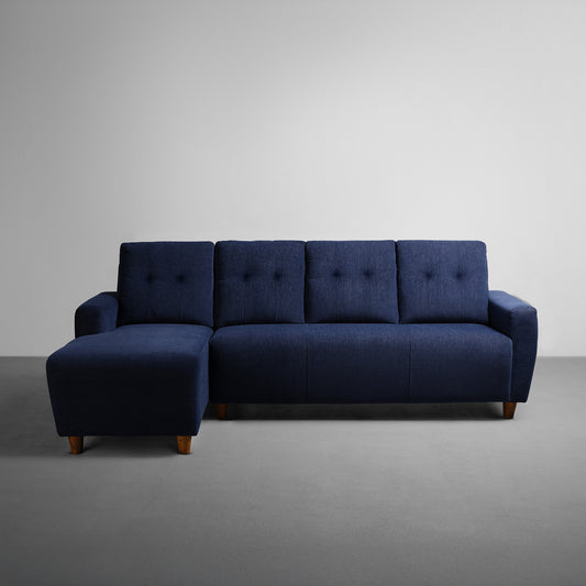 Sofa|Yolo|3|Seater|LHS|L|Shape|Sofa|Set|Fabric|Berry|Blue