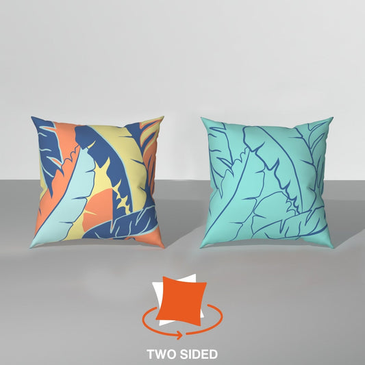 Spring|Cushion|Covers|with|Cushion|Fillers|Blue-Ocean|Blue|Set|of|5|Combo