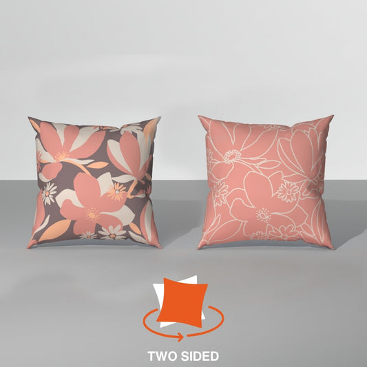 Spring|Cushion|Covers|with|Cushion|Fillers|Maroon-Ocean|Blue|Set|of|5|Combo