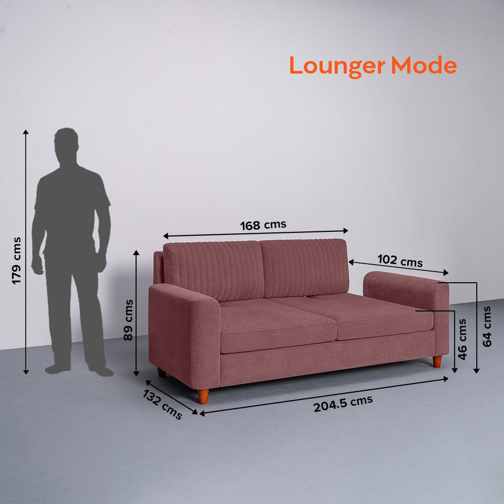 Sofa|Tilt|3|+|2|Seater|Lounger|Sofa|with|Adjustable|Backrest|Lilly|Pink