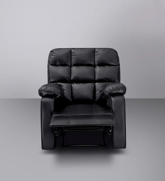 Recliner|R5|Plush|Leatherette|Glossy|Dark|Knight|One|Seater