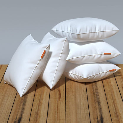 Nooks|Cushion|Cover|with|Premium|Cushion|Fillers|Maroon-White|Set|of|5