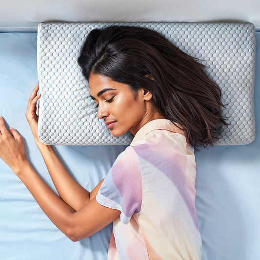 Yawn|Neck|Contour|Ortho|Cool|Pad|Cervical|Memory|Foam|Pillow|21|13|Inch|White