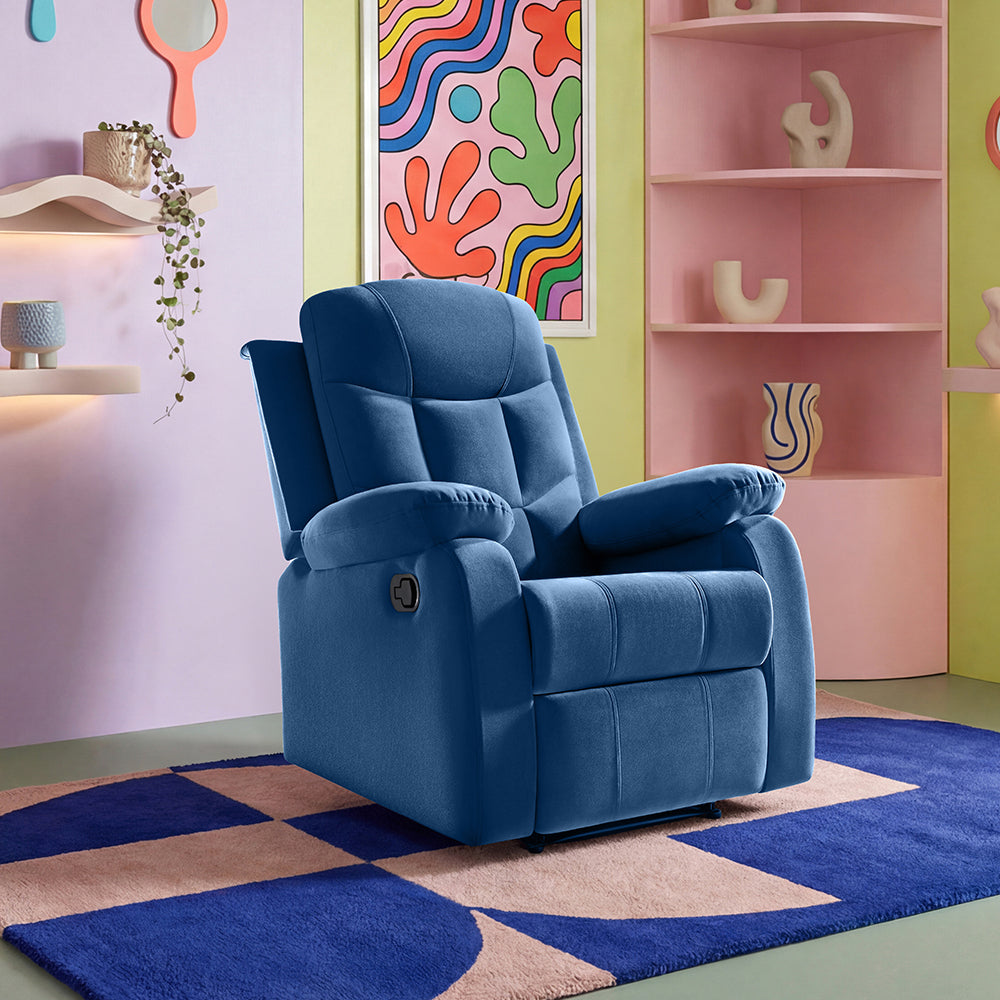 Buy RX5 Ultra One-Seater Recliner in Classic Blue at Best... – Sleepyhead