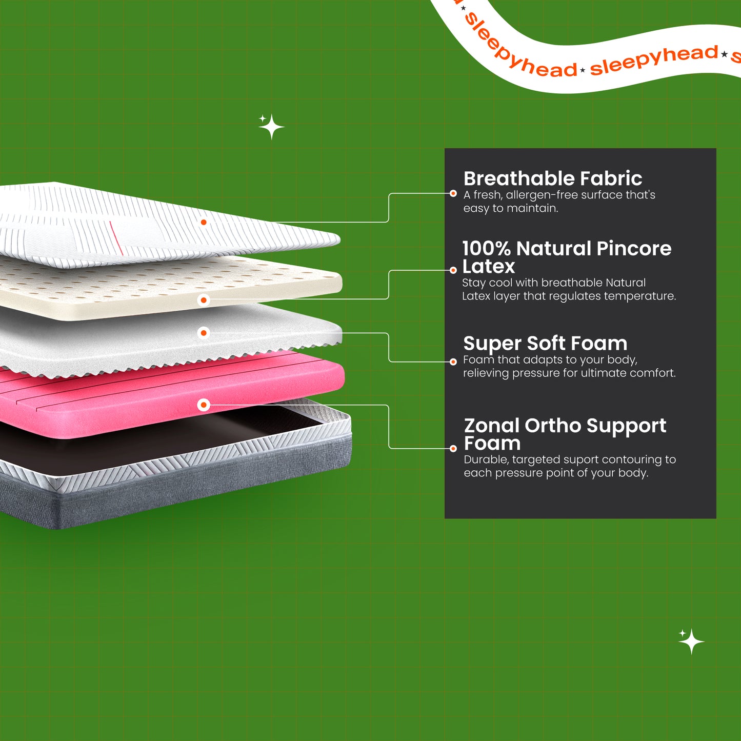 Laxe Nature Ultra Mattress - Ivory White