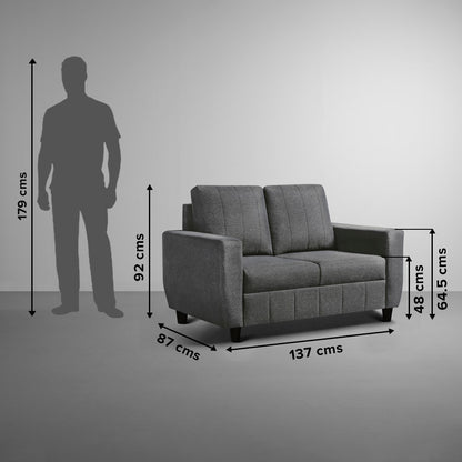 Sofa|Bae|3+2|Seater|Sofa|Set|Fabric|Woody|Brown