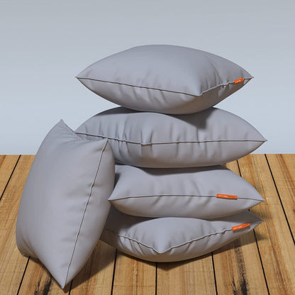 Nooks|Cushion|Cover|with|Cushion|Fillers|Blue-Grey|Set|of|5|
