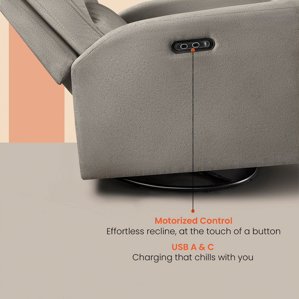 Recliner|R8|Fabric|Sedona|Sage|Grey|1|Seater