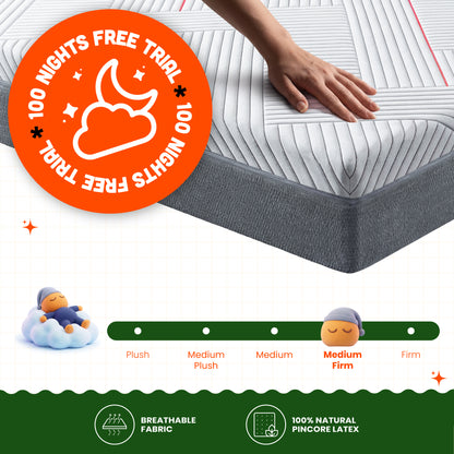 Laxe Nature Ultra Mattress - Ivory White