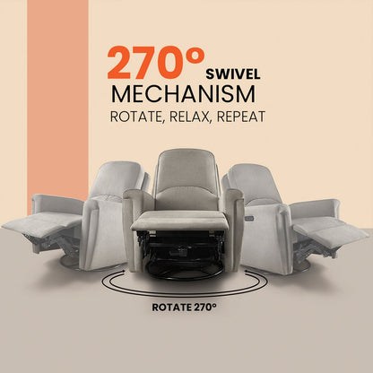 Recliner|R8|Fabric|Sedona|Sage|Grey|1|Seater