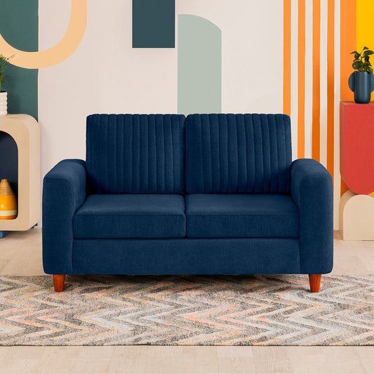 Sofa|Tilt|2|Seater|Lounger|Sofa|with|Adjustable|Backrest|Berry|Blue