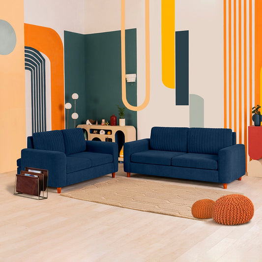 Sofa|Tilt|3|+|2|Seater|Lounger|Sofa|with|Adjustable|Backrest|Berry|Blue