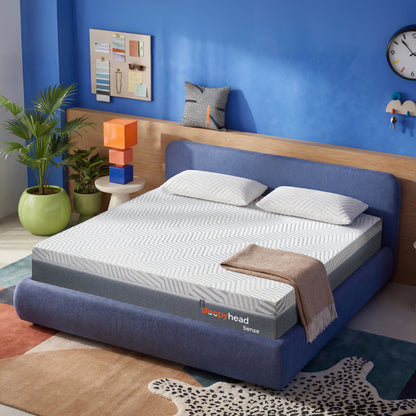 Sense - BodyIQ Orthopedic Memory Foam Mattress with Cooling Tech - Pearl White