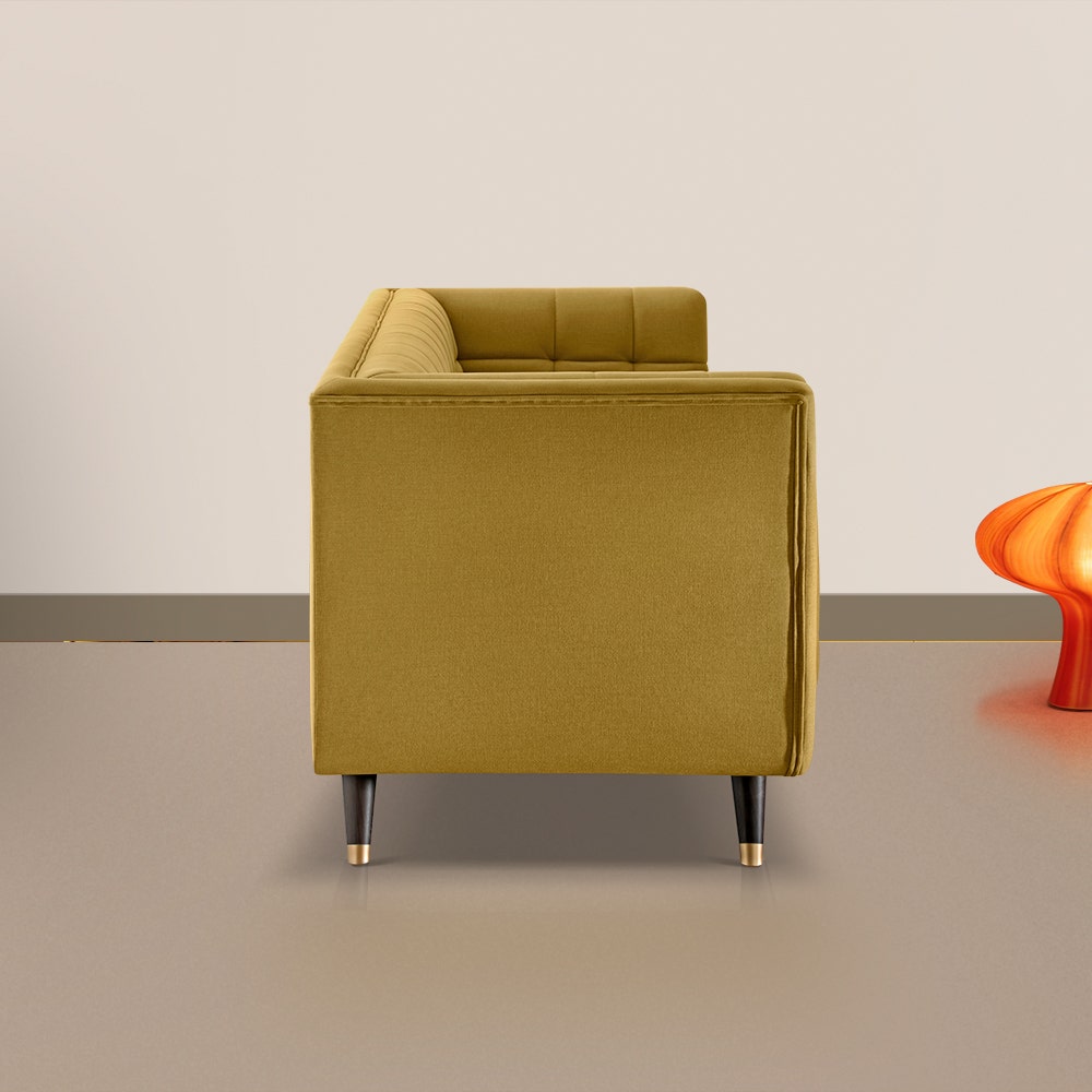 Sofa|BITE|3|Seater|Fabric|Arrowwood|Yellow