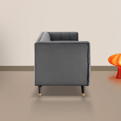 Sofa|BITE|3|Seater|Fabric|Gunmetal|Grey