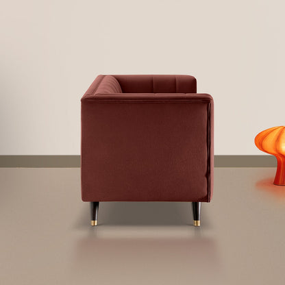 Sofa|BITE|2|Seater|Fabric|Firedbrick|Red