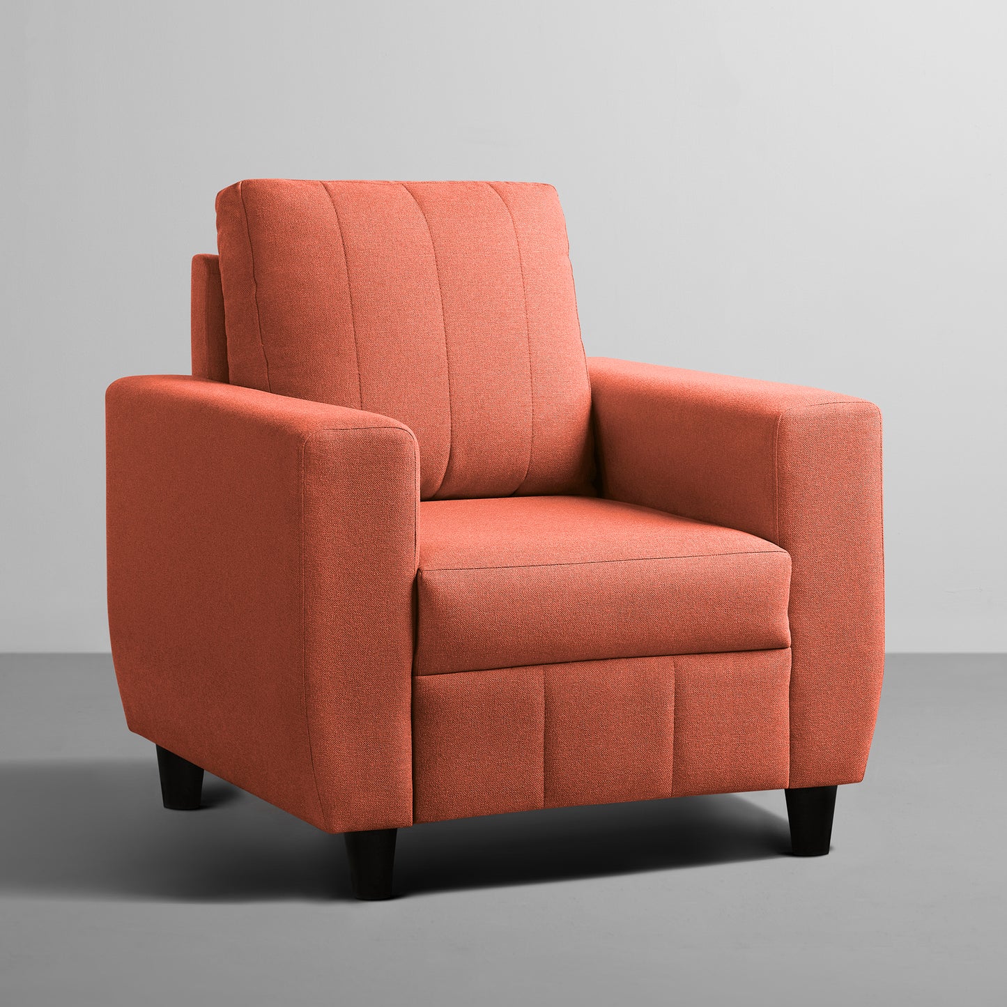 Sofa|Bae|1|Seater|Sofa|Fabric|Ember|Orange
