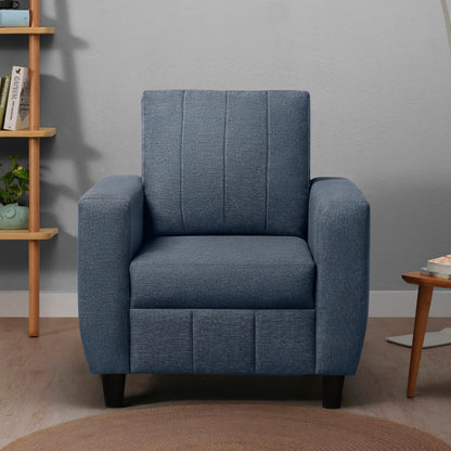 Sofa|Bae|1|Seater|Sofa|Fabric|Ocean|Blue