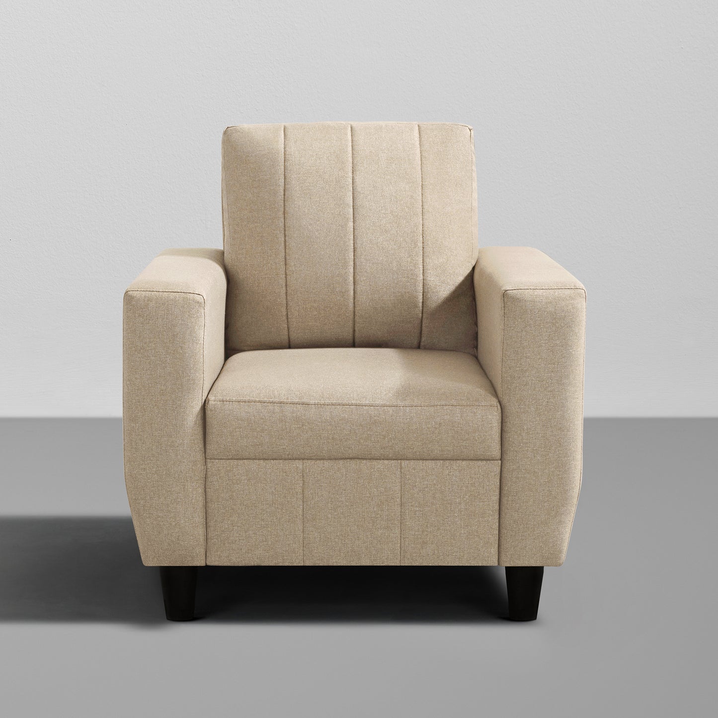 Sofa|Bae|1|Seater|Sofa|Fabric|Pebble|Brown