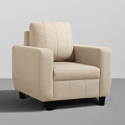 Sofa|Bae|1|Seater|Sofa|Fabric|Pebble|Brown