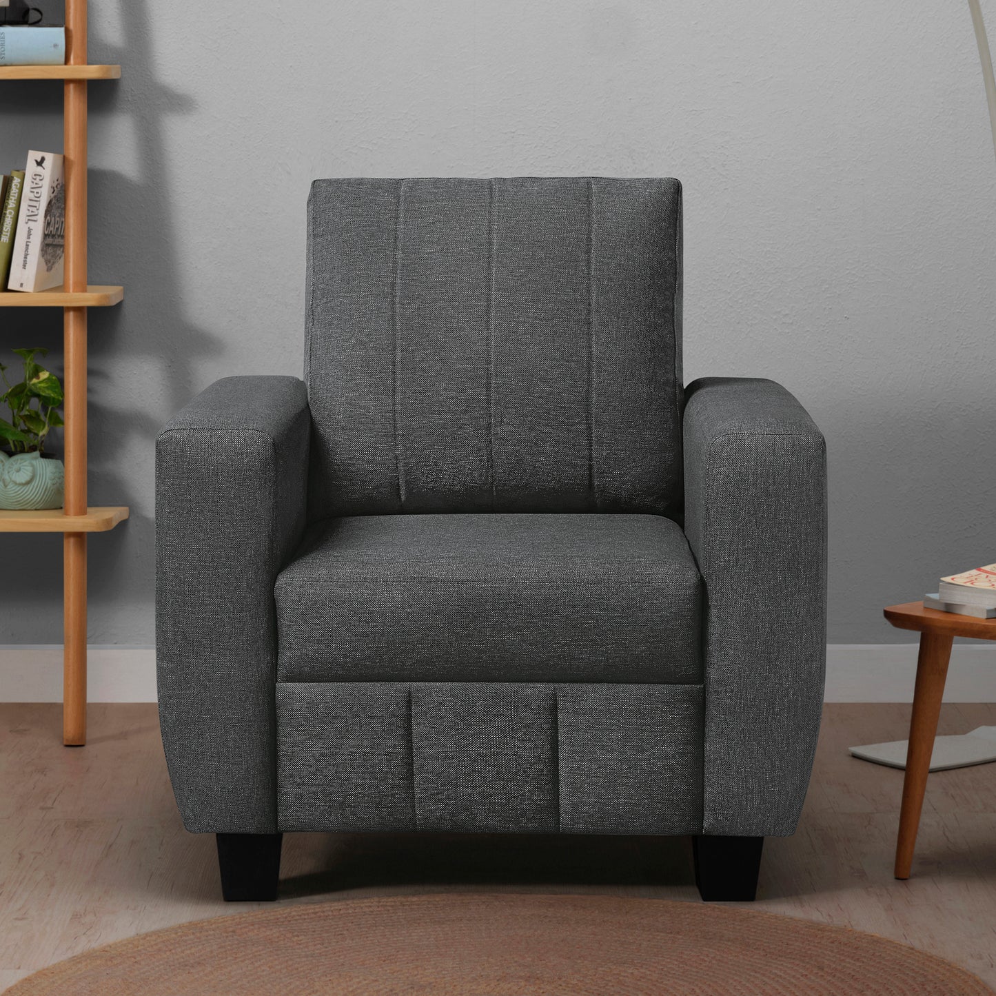 Sofa|Bae|1|Seater|Sofa|Fabric|Woody|Brown