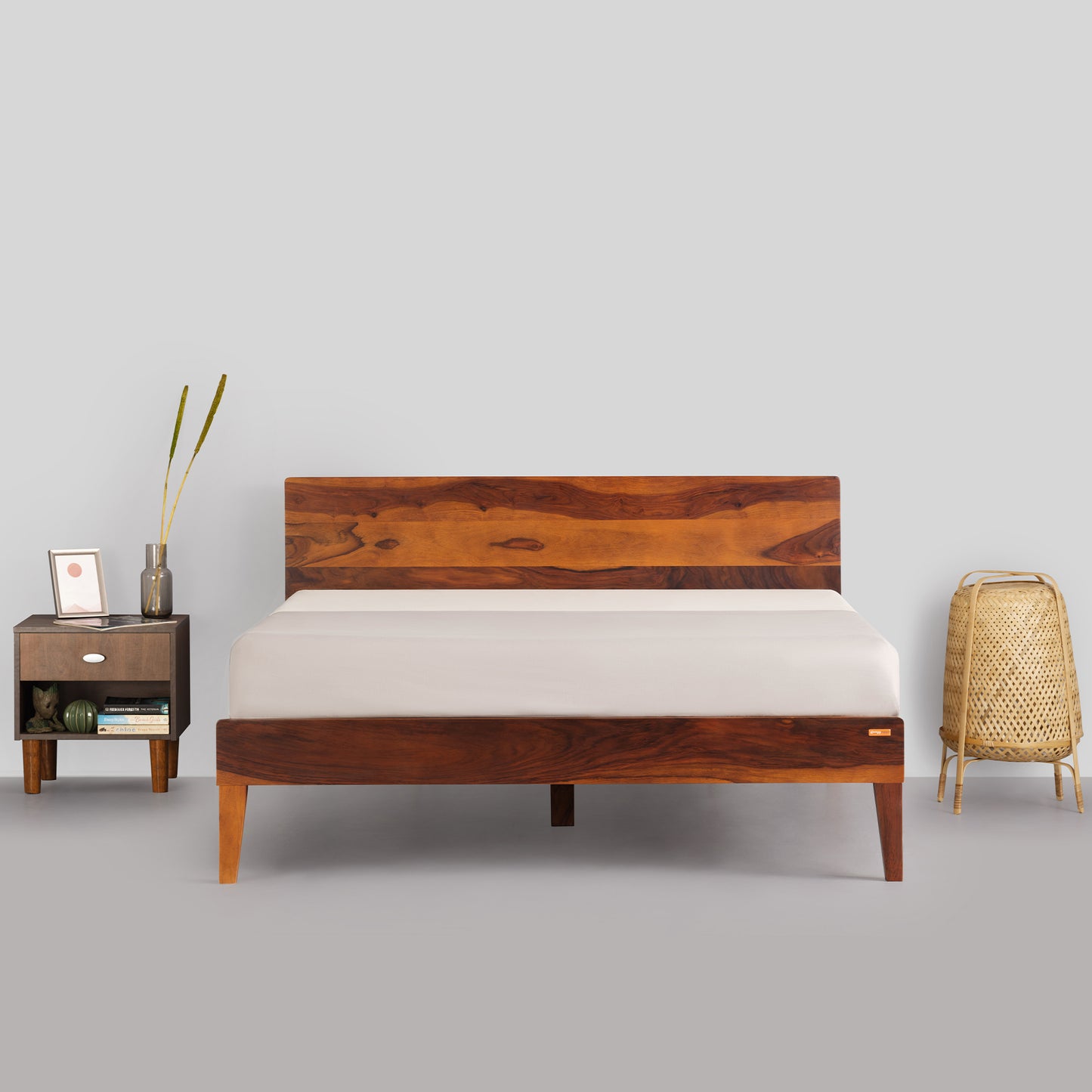 Bed|G|Premium|Solid|Wood|Bed|King|Size
