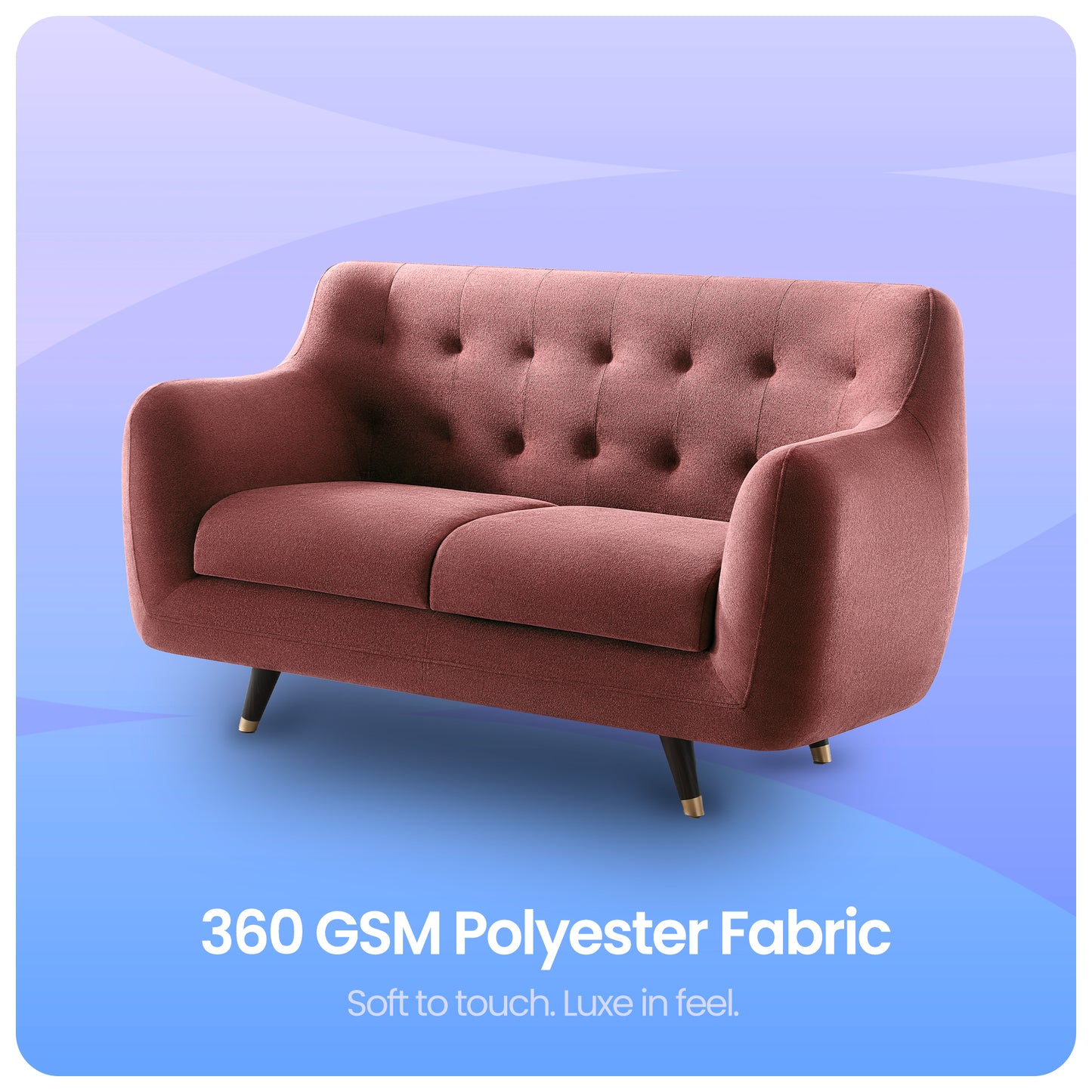 Sofa|Bubbles|2|Seater|Sofa|Fabric|Canyon|Rose