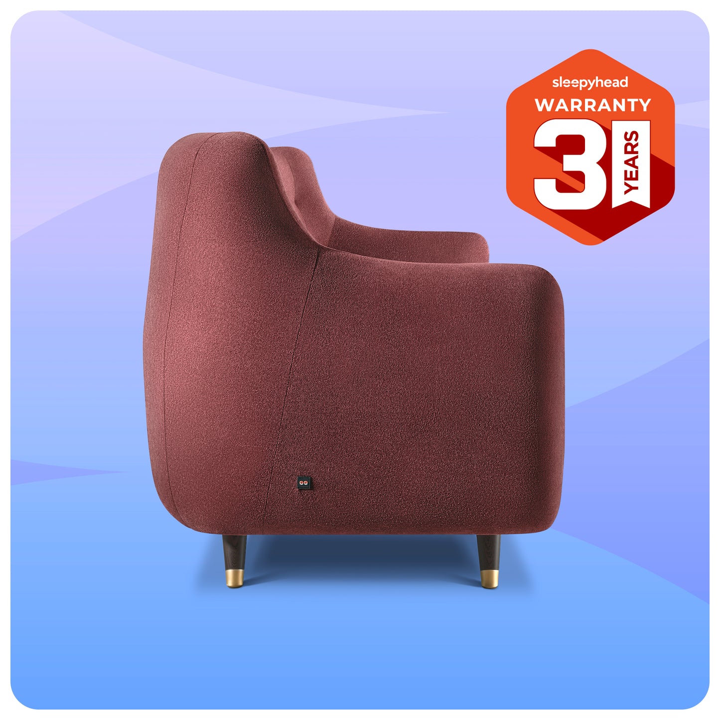 Sofa|Bubbles|3|Seater|Sofa|Fabric|Canyon|Rose