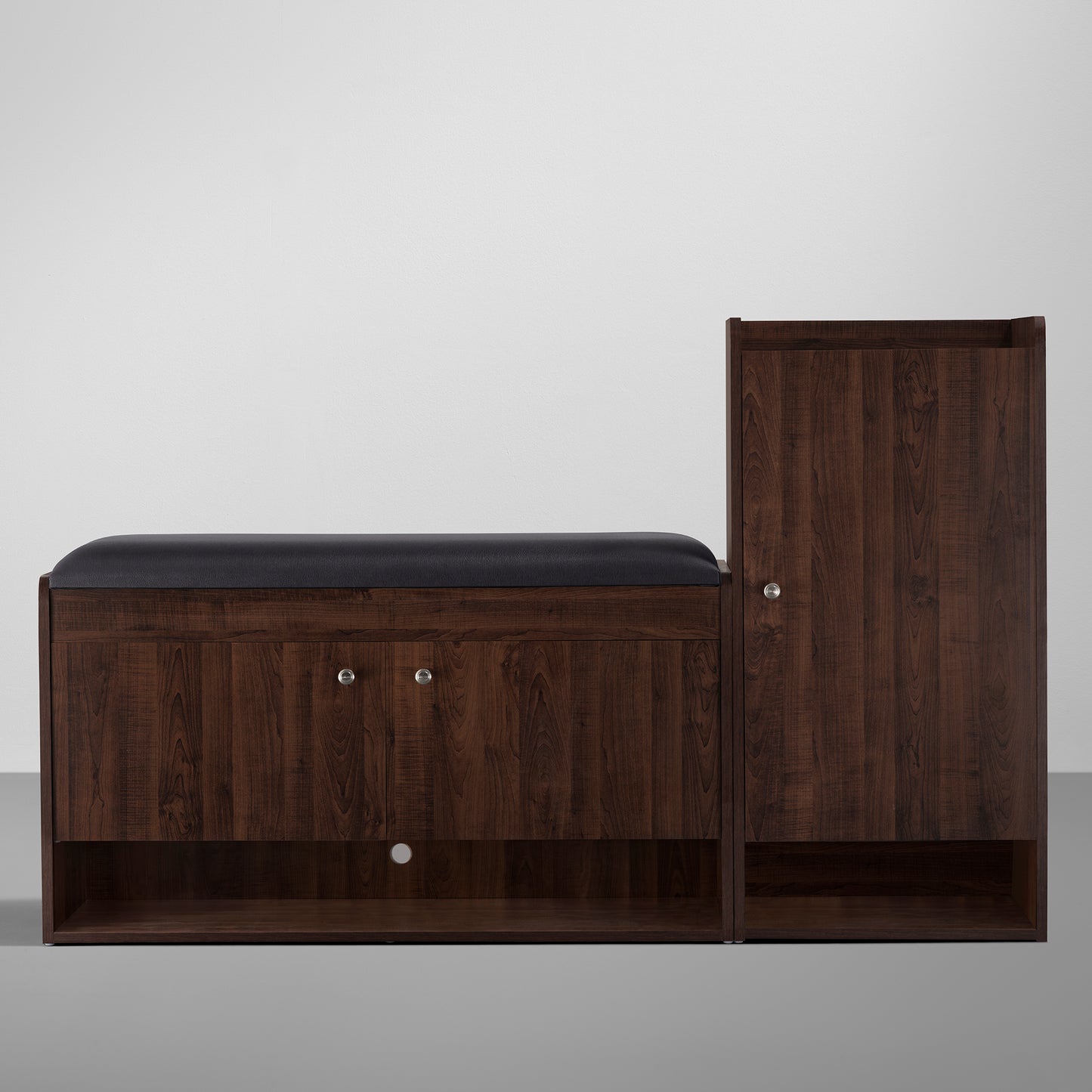 Footsie|Shoe|Rack|Combo|with|Cushion|Seat