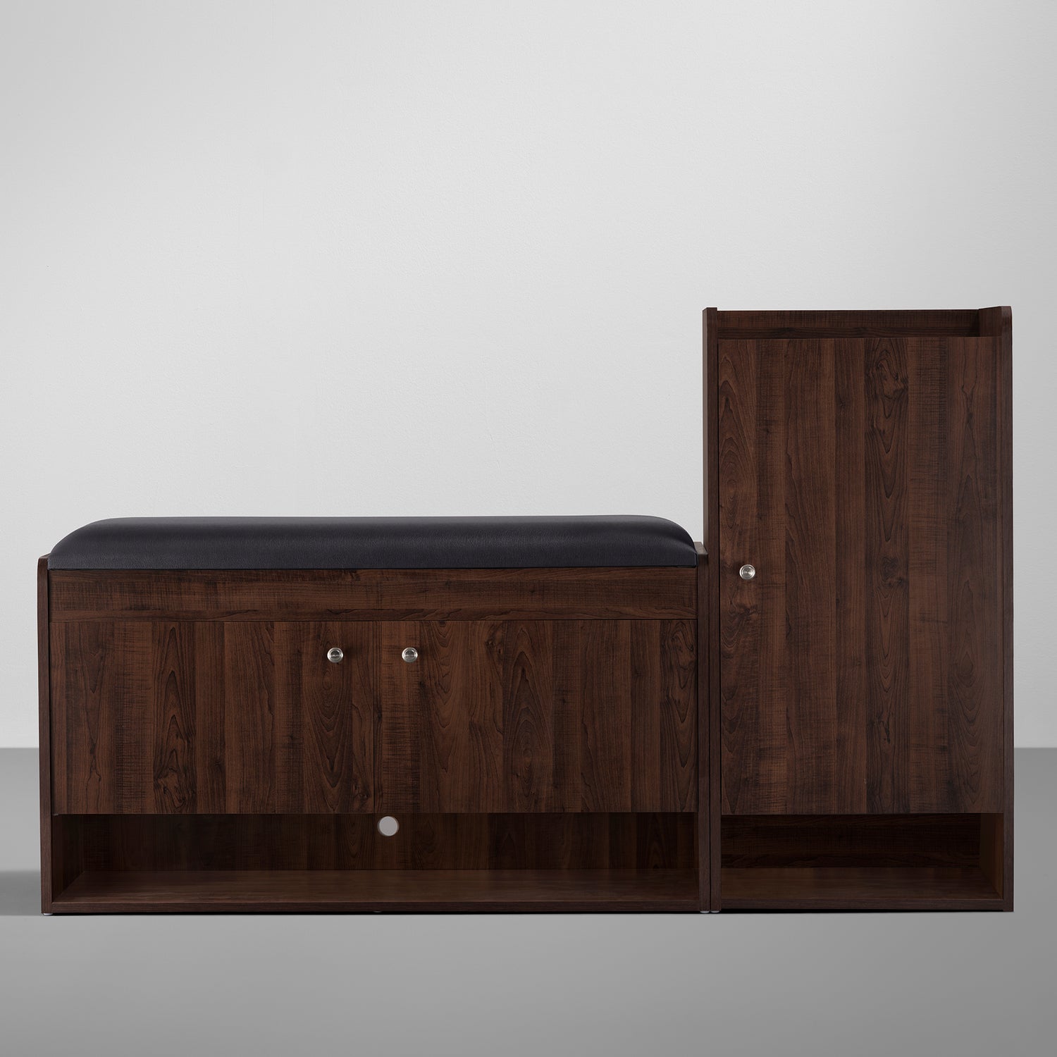 Footsie|Shoe|Rack|Combo|with|Cushion|Seat