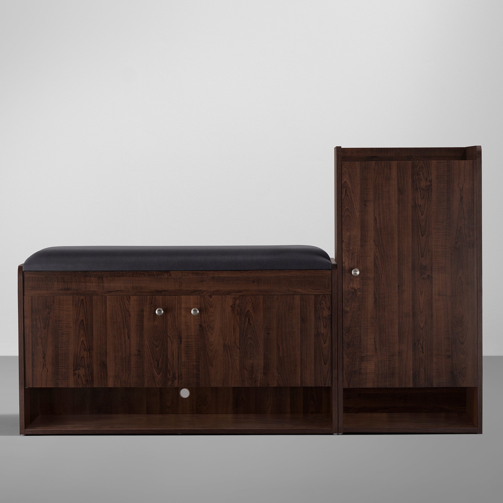 Footsie|Shoe|Rack|Combo|with|Cushion|Seat