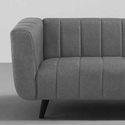 Sofa|Kiki|2|Seater|Sofa|Fabric|Graphite|Grey