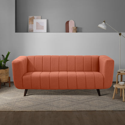 Sofa|Kiki|3|Seater|Sofa|Fabric|Lava|Orange