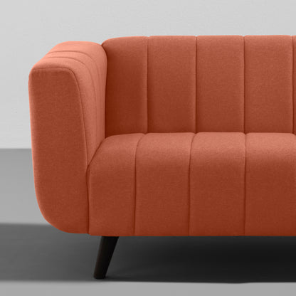 Sofa|Kiki|3|Seater|Sofa|Fabric|Lava|Orange