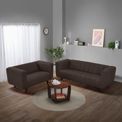 Sofa|Kiki|3+2|Seater|Sofa|Set|Fabric|Earth|Brown