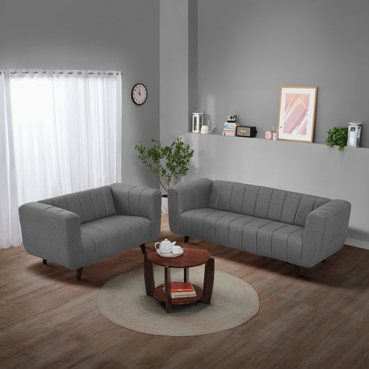 Sofa|Kiki|3+2|Seater|Sofa|Set|Fabric|Graphite|Grey