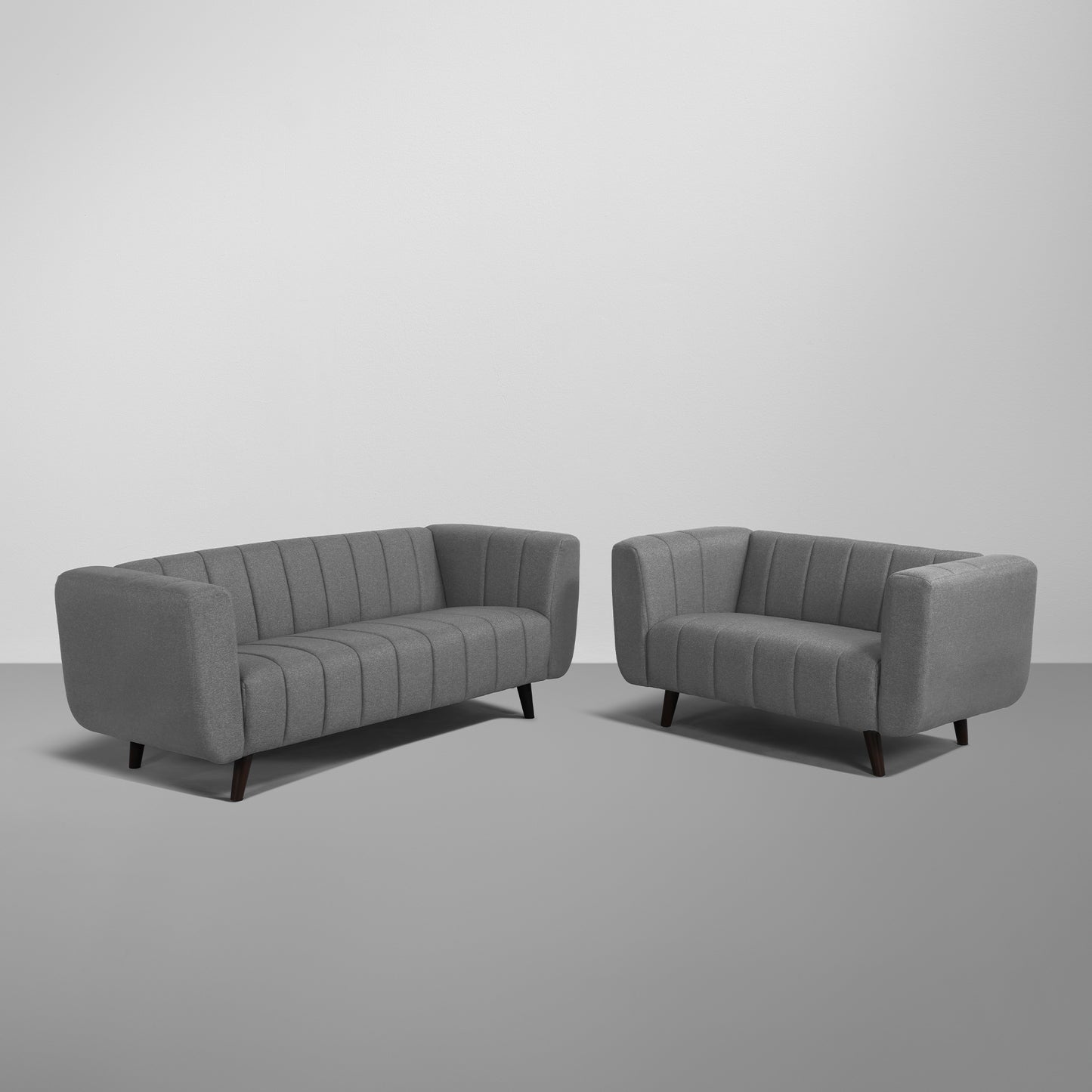 Sofa|Kiki|3+2|Seater|Sofa|Set|Fabric|Graphite|Grey