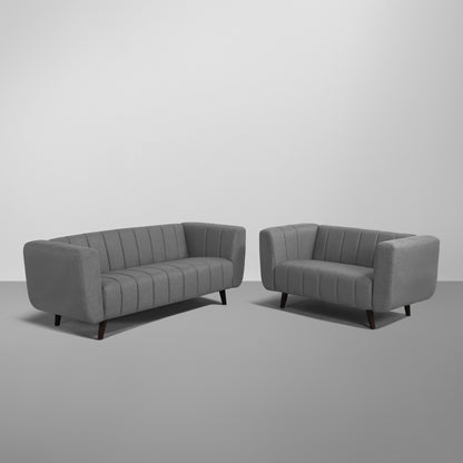 Sofa|Kiki|3+2|Seater|Sofa|Set|Fabric|Graphite|Grey