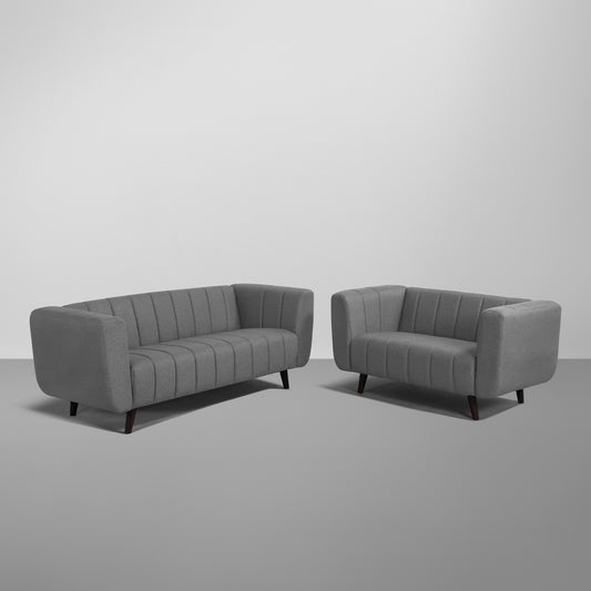Sofa|Kiki|3+2|Seater|Sofa|Set|Fabric|Graphite|Grey