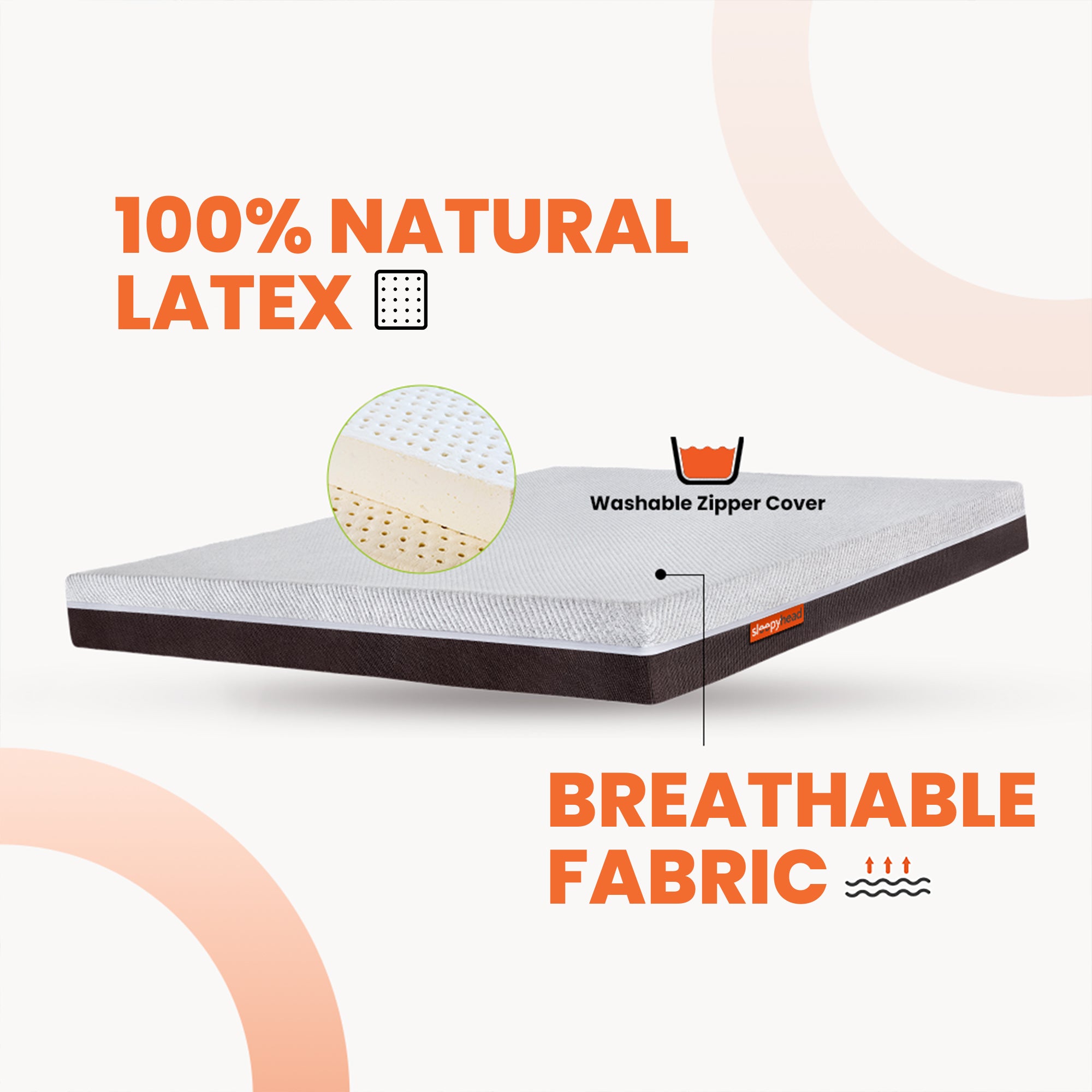 Buy Sleepyhead Laxe Pincore Latex Orthopedic Memory Foam