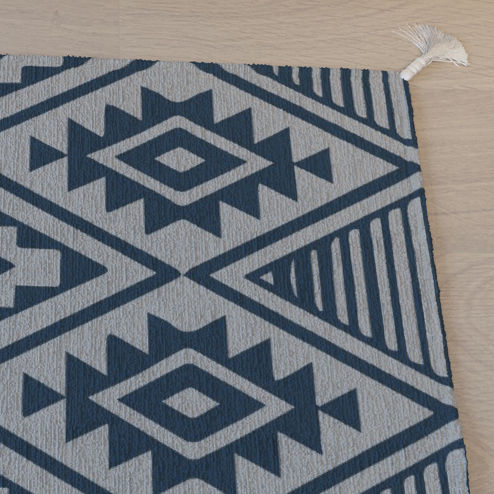 Maze|Premium|Geometric|Dhurrie|48|72|inches|4|6|ft|Grey